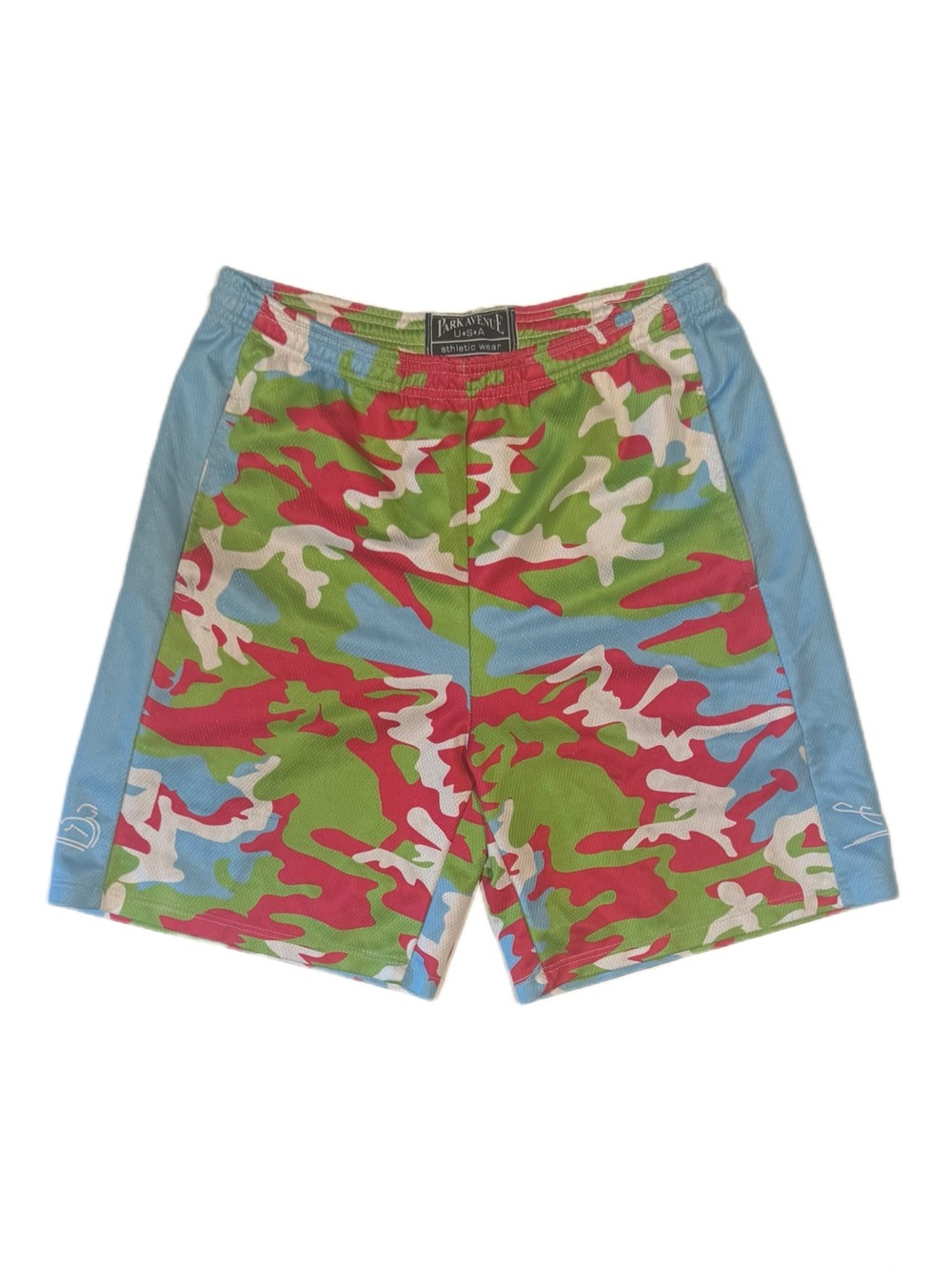 Park Avenue USA Men's Camo Mesh Athletic Shorts Waist Size 30"